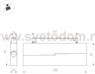 Трековый светильник MAG-FLEX 047211 Arlight
