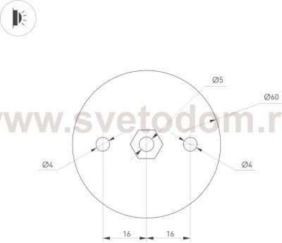 Настенный светильник PICASO 047347 Arlight