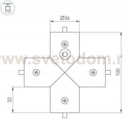 Соединитель профиля 50544 Arlight