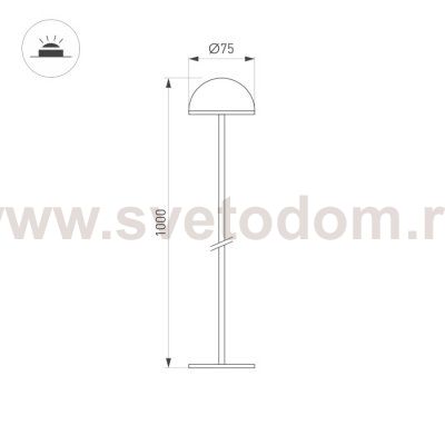Грунтовый светильник ENOKI 050674