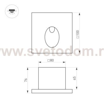 Подсветка для лестниц и ступеней TIE 050876