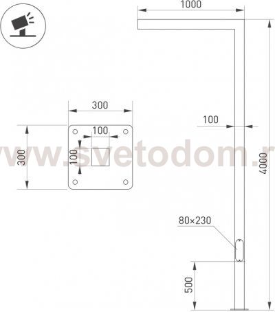 Опора 51403 Arlight
