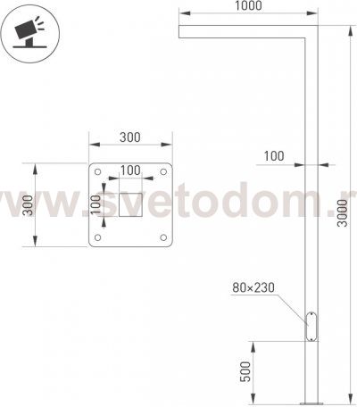 Опора 51407 Arlight