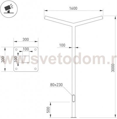 Опора 51419 Arlight