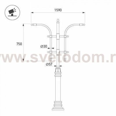 Кронштейн 51636 Arlight