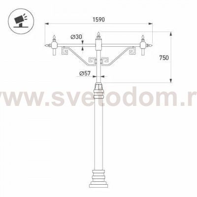Кронштейн 51638 Arlight