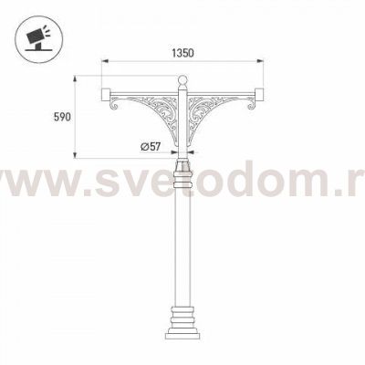 Кронштейн 51639 Arlight