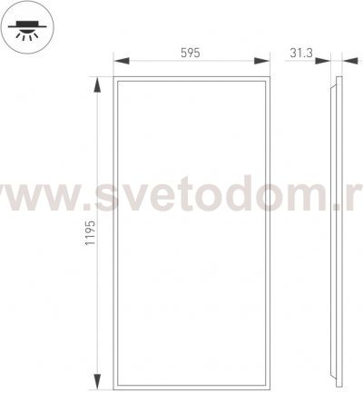 Светодиодная панель TITAN 052818 Arlight