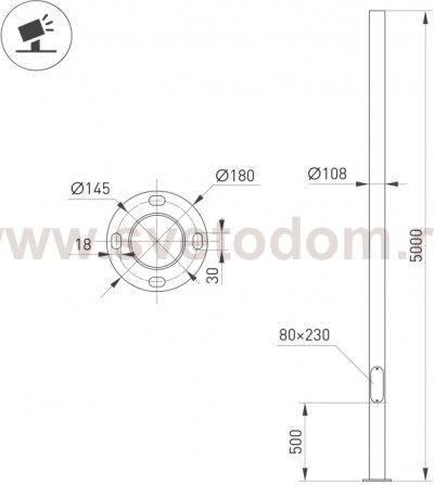 Опора 53029 Arlight