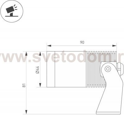 Прожектор уличный RAY 053632 Arlight