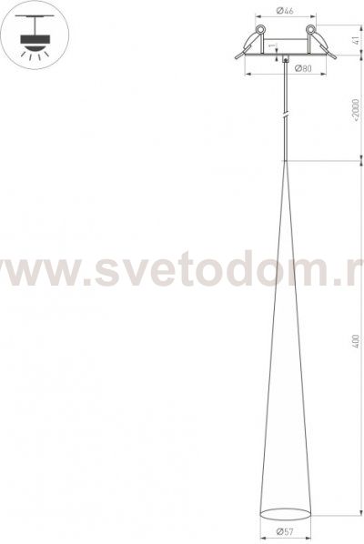 Подвесной светильник STIRIA 054432 Arlight
