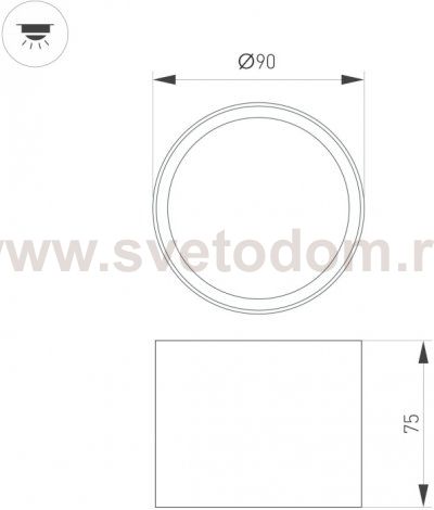 Точечный светильник BISCOTTO 055006 Arlight