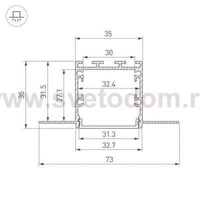 Профиль SL-LINIA 056262