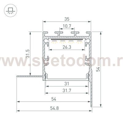 Профиль SL-LINIA 056263