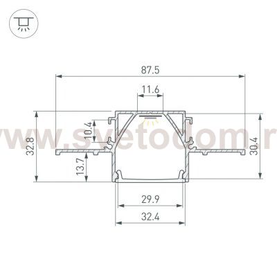 Профиль SL-LINIA 058472