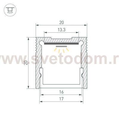 Профиль SL-SLIM 059789