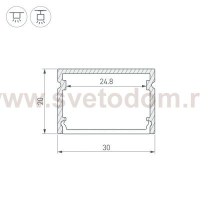 Профиль ARH-LINE 062250