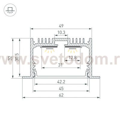 Профиль SL-LINIA 062590