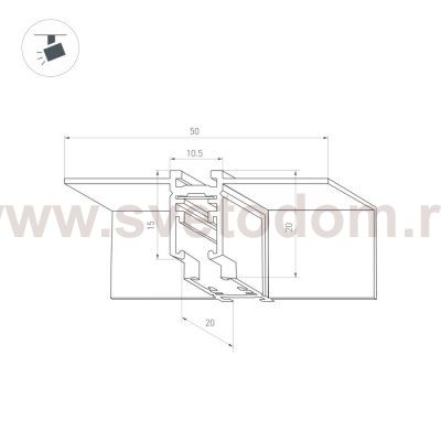 Соединитель угловой MAG-MICROCOSM 062721
