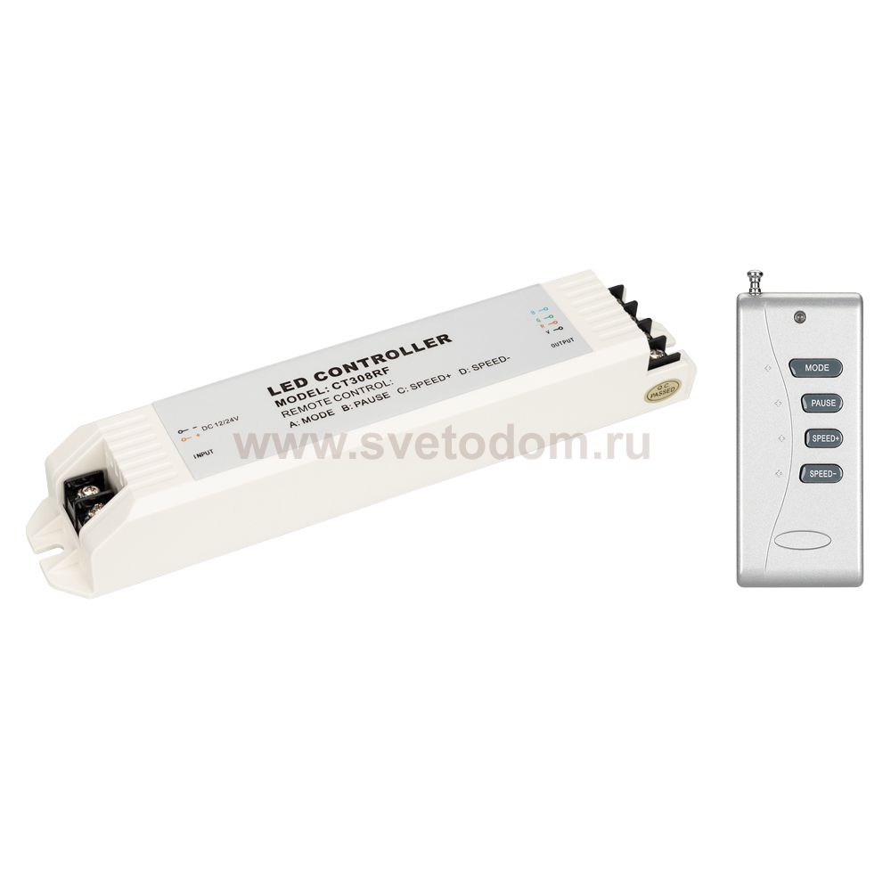 Контроллер C308-RF4B (12/24V,180/360W, ПДУ 4кн)