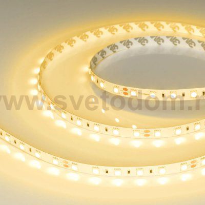 Лента RT 2-5000 24V Yellow 2x (5060, 300 LED, LUX) Arlight 8816