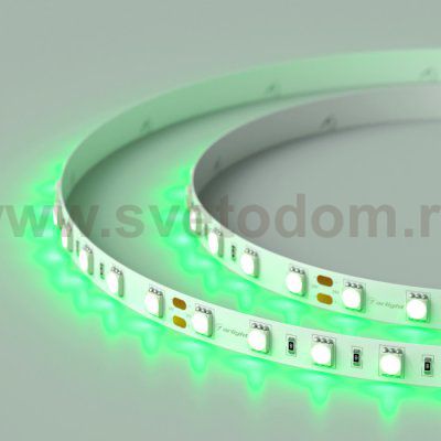 Лента RT 2-5000 24V Green 2x (5060, 300 LED, LUX) Arlight 8818