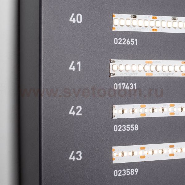 Стенд Ленты Линейного Света RT-LUX-E2-1760x600mm (DB 3мм, пленка, подсветка) Arlight 892