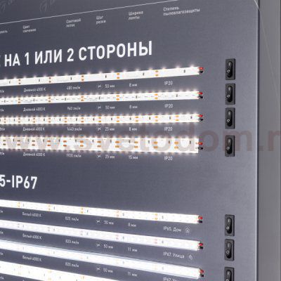 Стенд Ленты Специализированные RT-LUX-E3-1760x600mm (DB 3мм, пленка, подсветка) Arlight 893