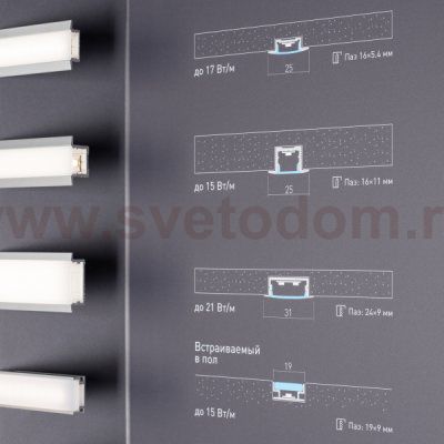 Стенд Профиль Встраиваемый LUX-E13-1760x600mm (DB 3мм, пленка, подсветка) (Arlight, -) Arlight 903