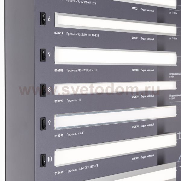 Стенд Профиль Встраиваемый LUX-E13-1760x600mm (DB 3мм, пленка, подсветка) (Arlight, -) Arlight 903