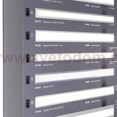 Стенд Профиль Встраиваемый LUX-E13-1760x600mm (DB 3мм, пленка, подсветка) (Arlight, -) Arlight 903