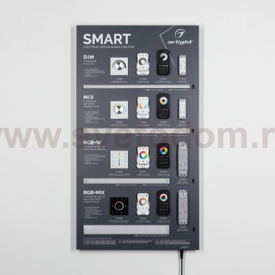 Стенд Системы Управления SMART 1100x600mm (DB 3мм, пленка, лого) Arlight 921