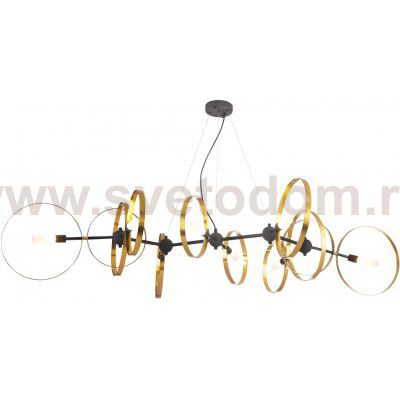 Светильник Crystal lux ARMONICA SP8 BLACK/BRASS V1