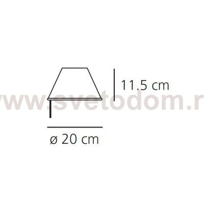 Абажур Artemide 0371050A