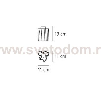 Потолочный светильник Artemide 0387020A Logico Soffito Nanno