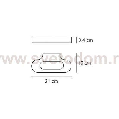 Настенный светильник бра Artemide 0613020A Talo