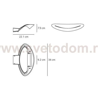 Настенный светильник Artemide 0916030A