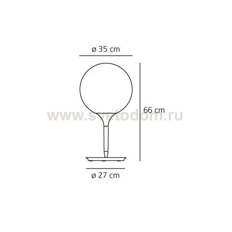 Настольная лампа Artemide 1049010A