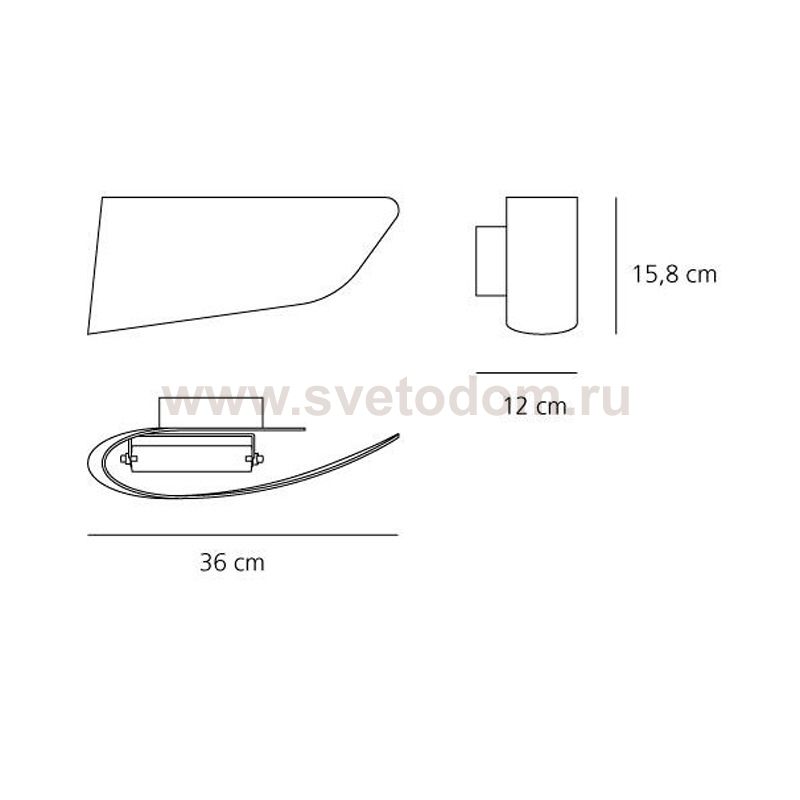 Настенный светильник Artemide 1230020A