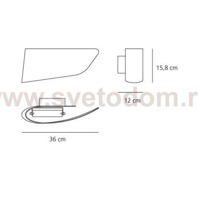 Настенный светильник Artemide 1230030A