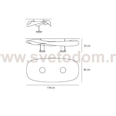 Светильник Artemide 1516010A Cosmic Angel Soffitto