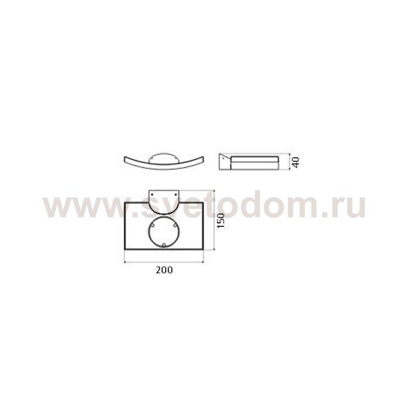 Настенный светильник Artemide 1646010A