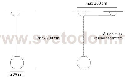 Подвесной светильник Artemide A089410