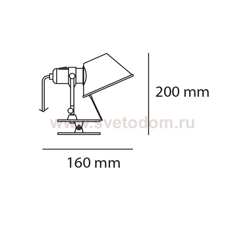 Настенный светильник Artemide A010890