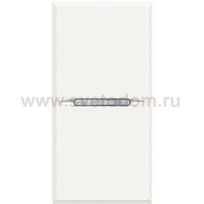 Legrand Bticino Axolute HD4001 White Axial Выключатель 16 А 1 мод