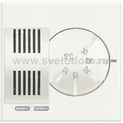 Legrand Bticino Axolute HD4441 White Термостат комнатный НО/НЗ контакт 2А 2 мод