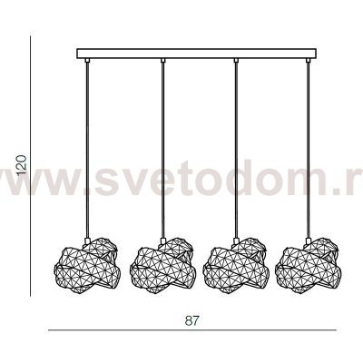 Подвесной светильник Azzardo Bari 4 AZ2105