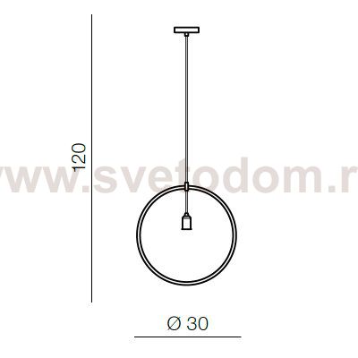 Подвесная люстра Azzardo Krug AZ2113