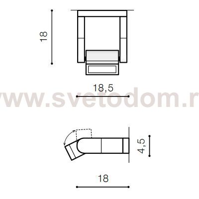 Настенный светильник Azzardo Frame wall AZ2133