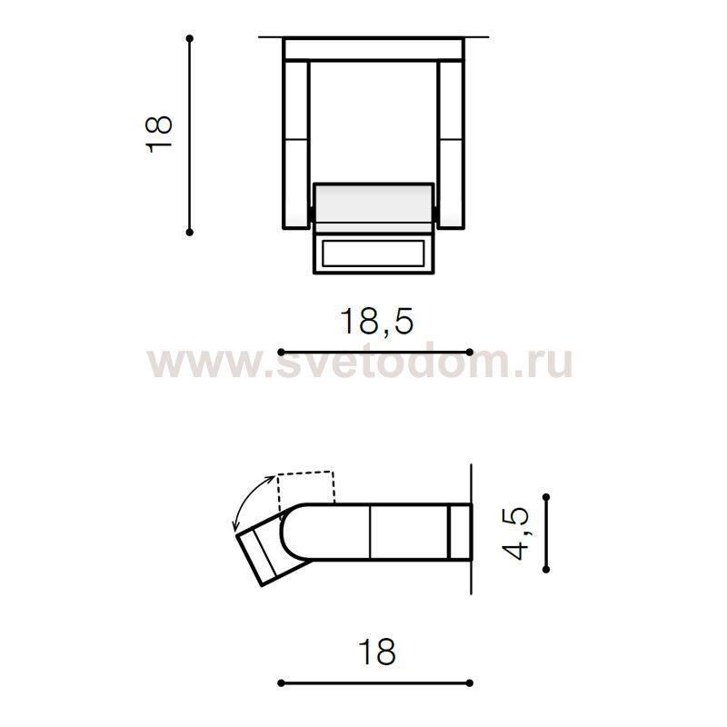 Настенный светильник Azzardo Frame wall AZ2134